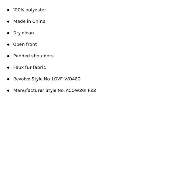 NWT Lovers + Friends Zoe Faux Fur Coat - Picture 14 of 14